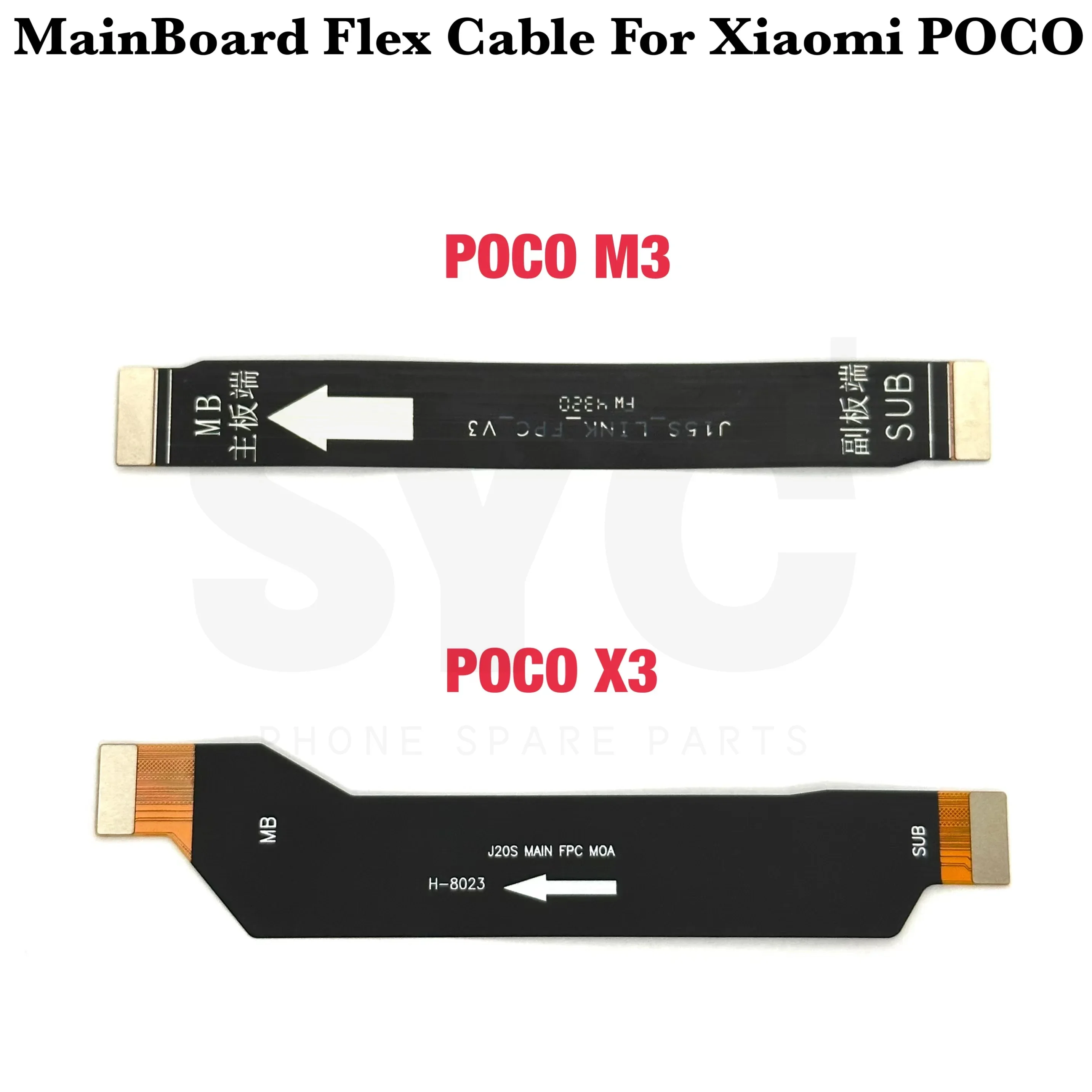 

For Xiaomi POCO X3 Pro M3 Main Board Mainboard Motherboard Connect Usb Charge Flex Cable