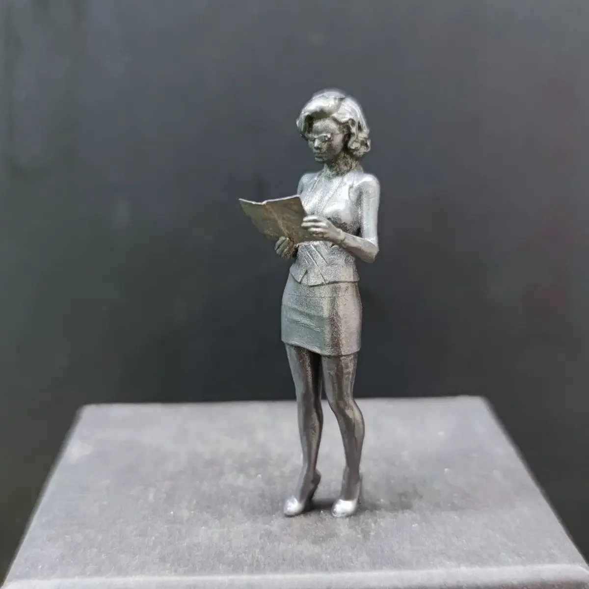 Brass Chinese Vintage Stockings World Teacher Anime Figurine Desktop Ornament Home Decor