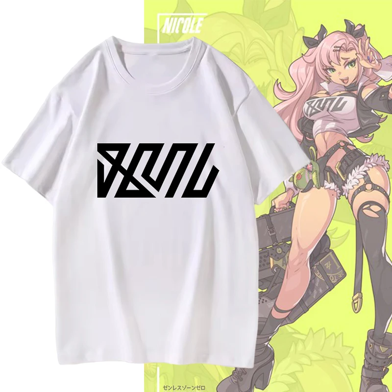 Hochwertiges 100% Baumwoll-T-Shirt ZZZ Game Fans T-Shirt 2026 Sommer Alltäglich Lässige Mode Kurzarm-Oberteil Herren Damen Cosplay Tees – Detail 8