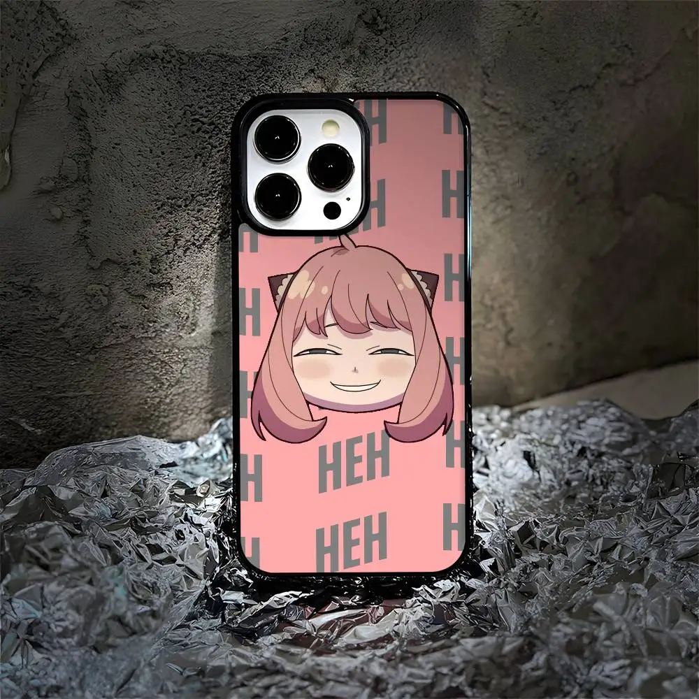 Anime Cute Anya Phone Case For iPhone 16 15 14 13 12 11 Pro Max Plus Mini Magsafe Wireless Charging Cover Magnetic Hard Shell