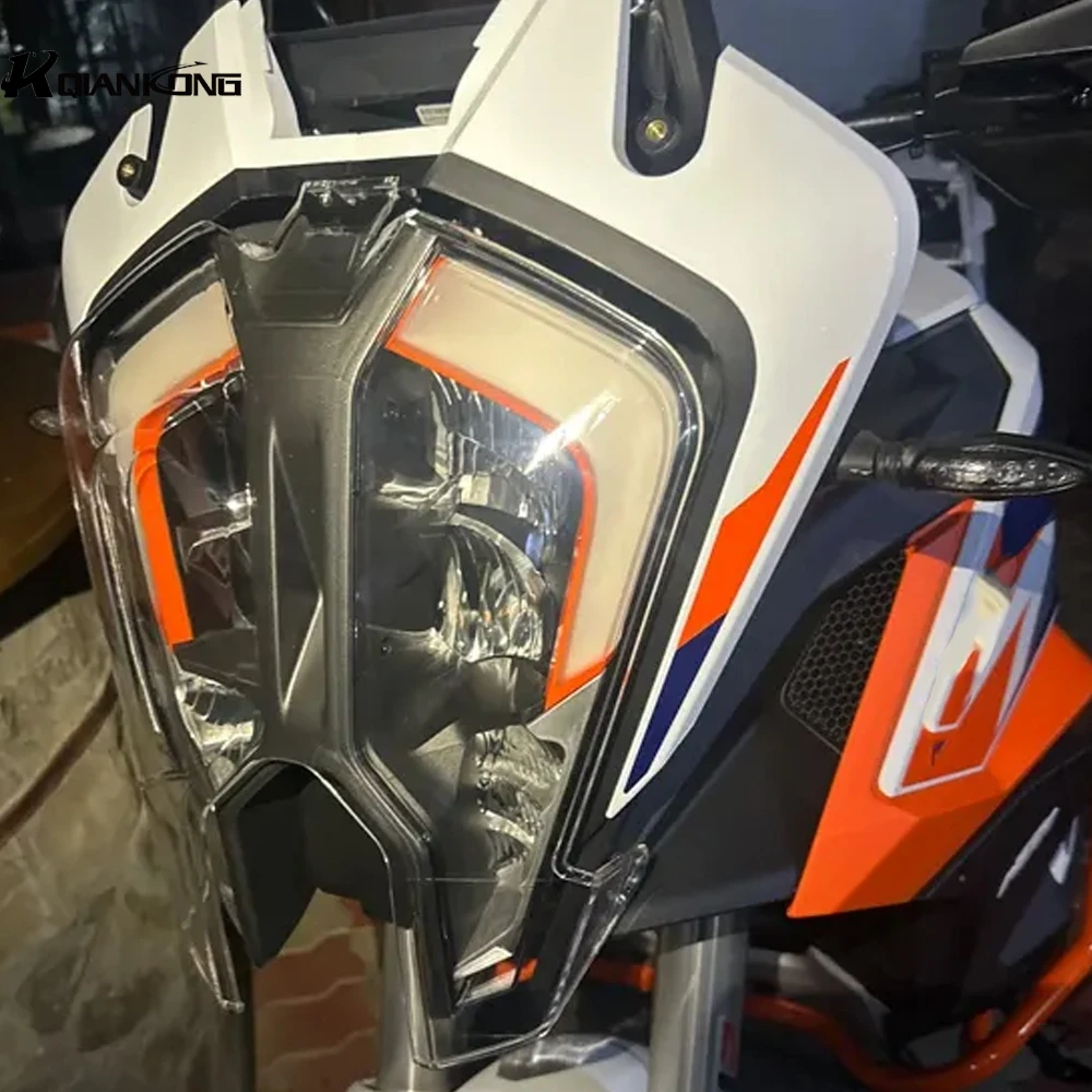 For 1290 Super Adventure R/S 2021-2023 Motorcycle Headlight Guard Front Light Headlamp Grille Guard Cover Protector accessories