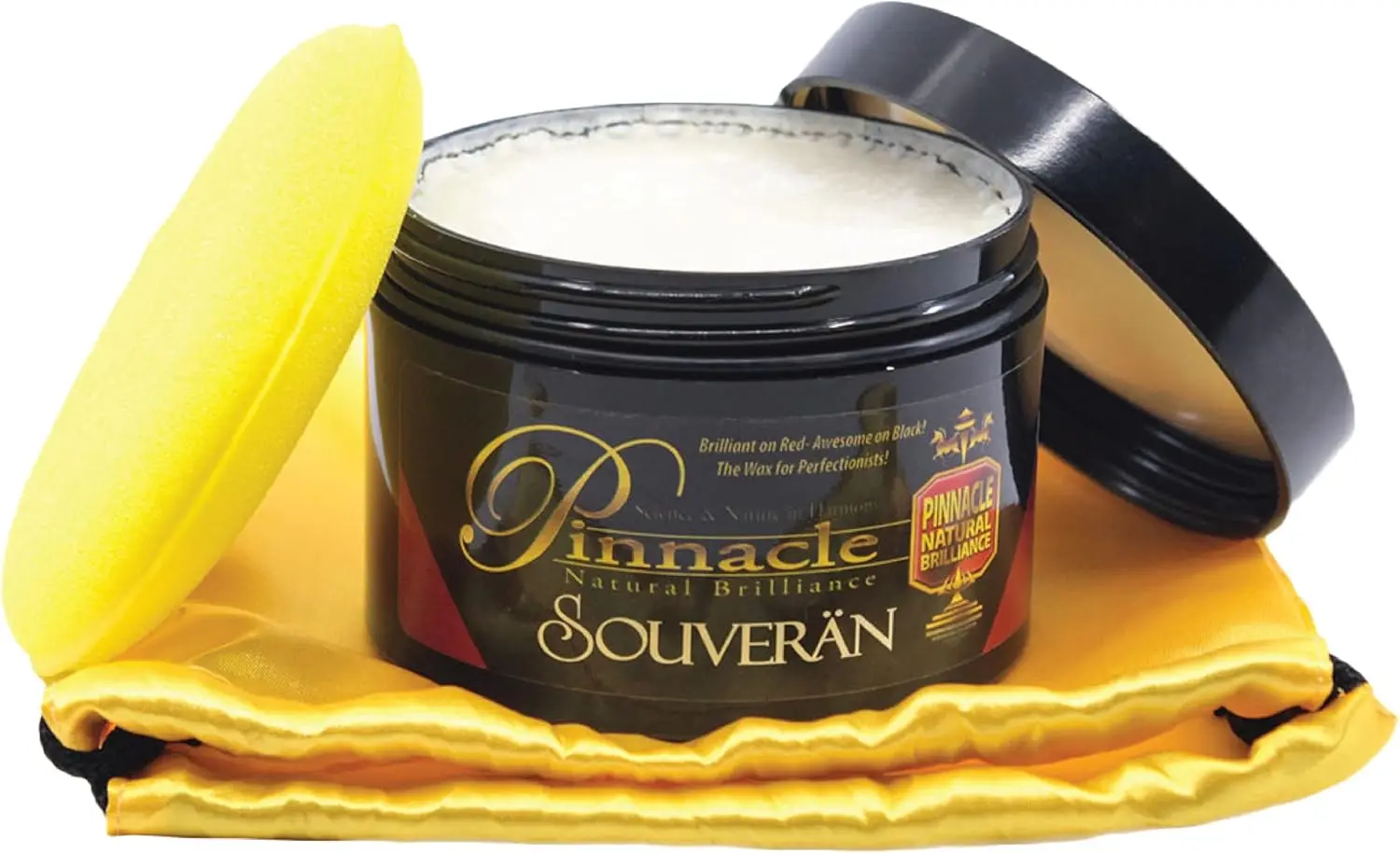 nacle Nautral Brilliance Souveran Wax - Unlock A Rich 3D Shine - Hand Poured Carnauba Wax - Stunning Gloss - 8 Oz.