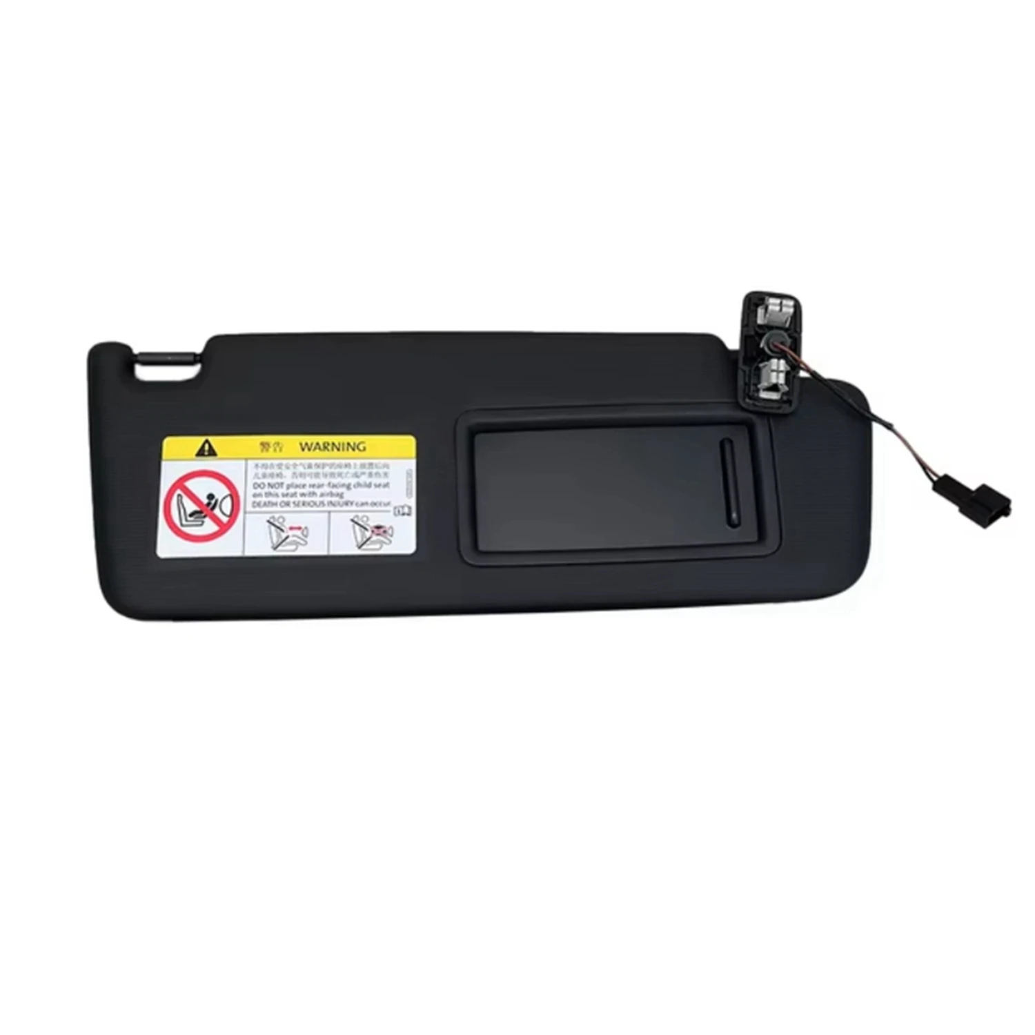 

Right Sun Visor Panel for Volkswagen Jetta 19-21 VW GTI Golf MK7 5GG857552 Black