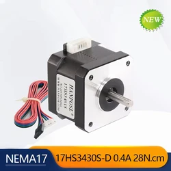 3Dプリンター用42ステッピングモーター,17hs3430s,4リードモーター,0.4a,2800g,長さ34mm,12v,neema 17,1個