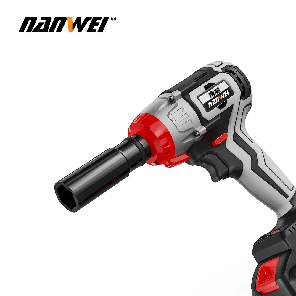 NANWEI 21V 350N Brushless Impact Wrench High Torque Electric Power Tool with Lithium Battery Lightweight Compact for