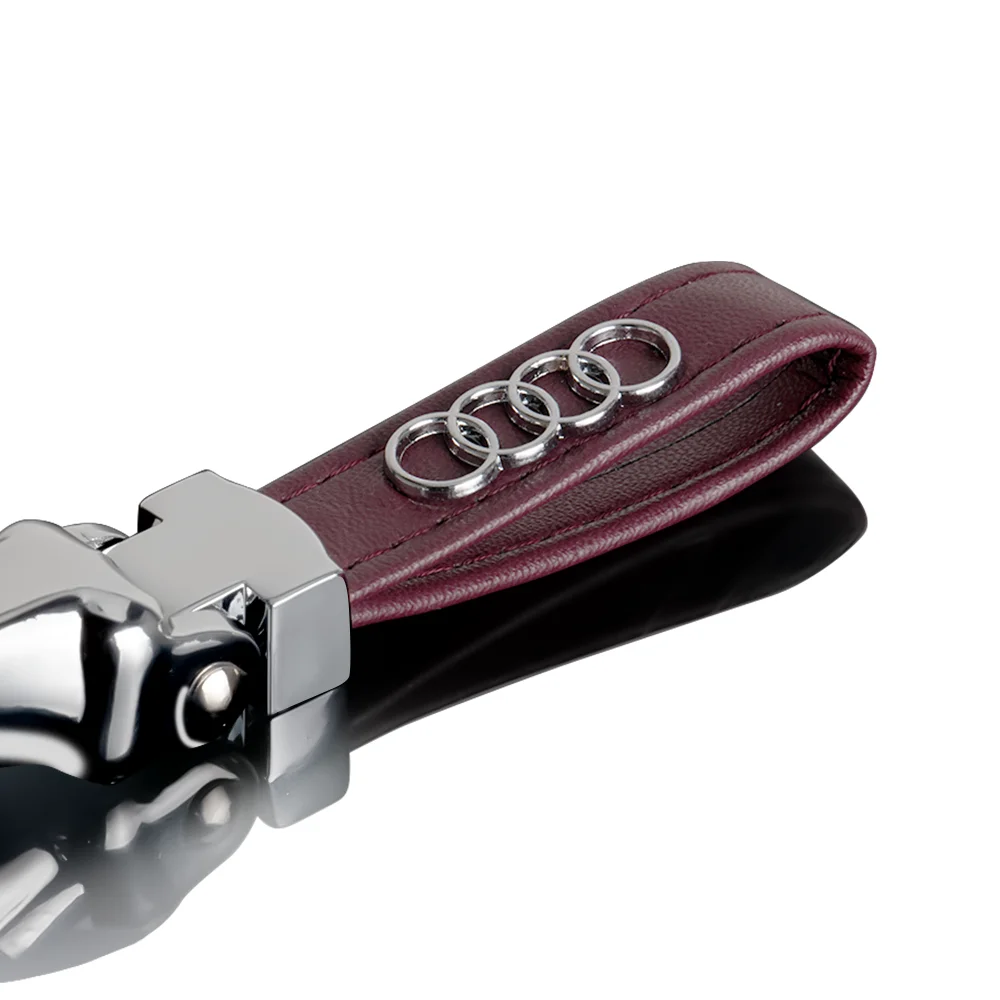 For Audi A4 B5 B7 B8 S 8P 8V A5 SLINE B3 Quattro S New Fashion Auto Badge Key Chain Key Holders Pendant Car Decoration Valve Cap