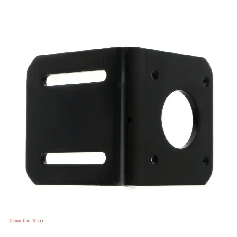 Mounting Bracket Holder For Nema 17 Stepper Motor 3D Printer Black 42mm Alloy St