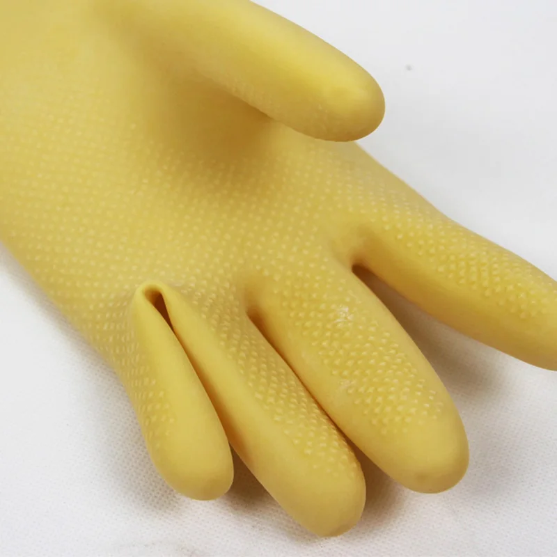 Long Rubber Thick Latex Cleaning Dish Washing for Household Scrubbe Repeatab Dishwashing Waterproof for Gloves