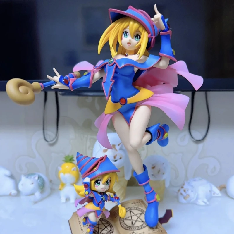 

In Stock Yu-Gi-Oh! Duel Monsters Anime Figure Dark Magician Girl Action Figure Pvc Collection Decoration Model Doll Toy Gifts