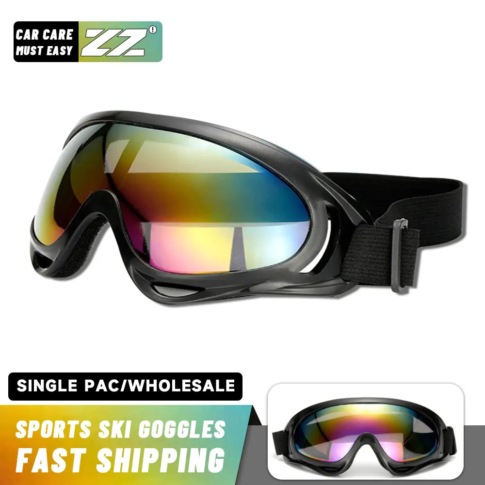 

Sports Ski Glasses Anti-Glare Helmet For Motorcycle Snowmobile Goggles Windproof Dustproof Uv Protective Motorcycle Accessories