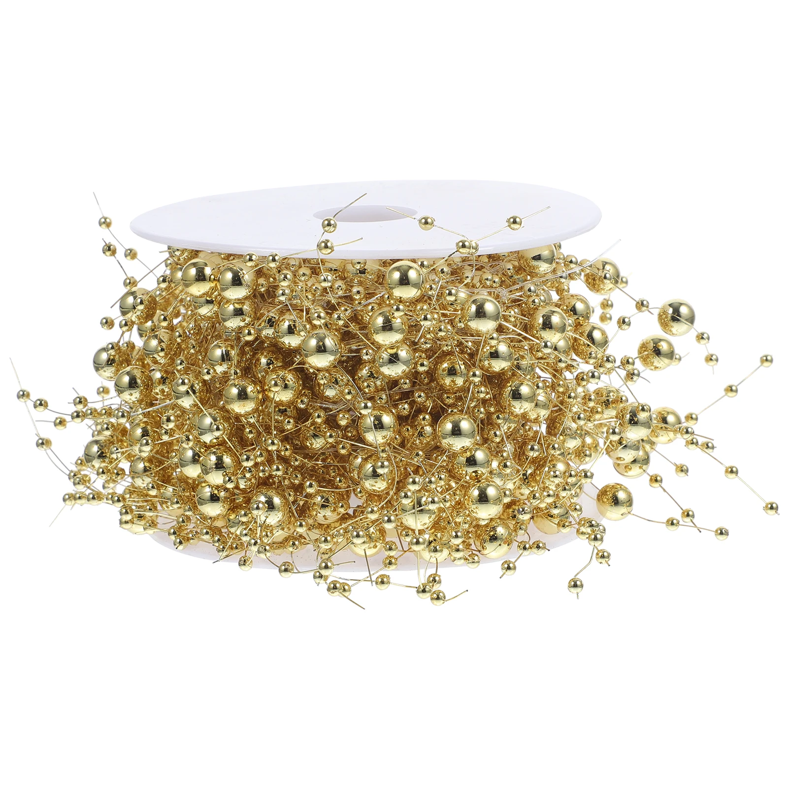 

Pearl Chain Gold Plastic Floating Beads for Vase Decorations Bride Pearl Strings For Vase Decorating DIY Strings Home Decor