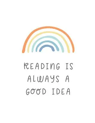 

Reading is Always a Good Idea Quote Art Print Silk Poster Home Wall Decor 24x36inch