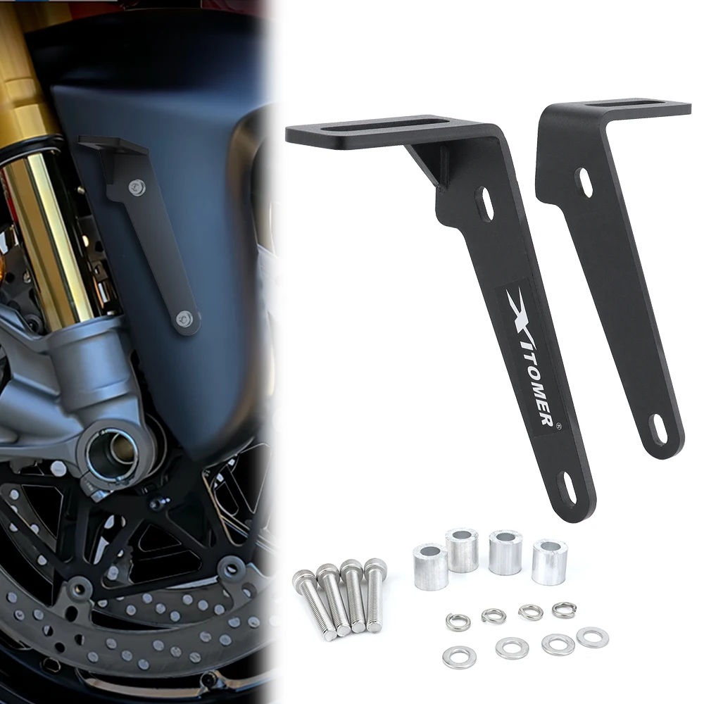 

Motorcycle Accessories For Ducati Panigale V4 Panigale V4S 2025 Front Pod Light Mount Steel Auxiliary Light Mounting Bracket