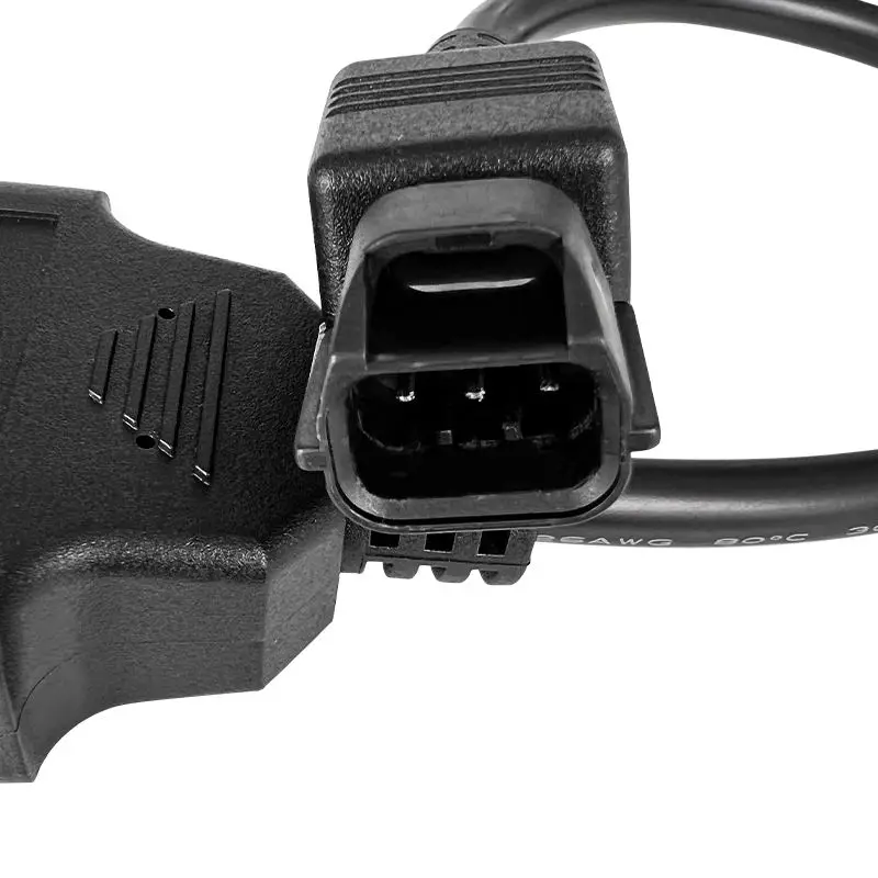 ل KYMCO 3 دبوس Obd2 دراجة نارية التشخيص كابل 3Pin إلى 16Pin LCD مهايئ لشاشة دراجة نارية obdii التشخيص موصل ل KYMCO #5