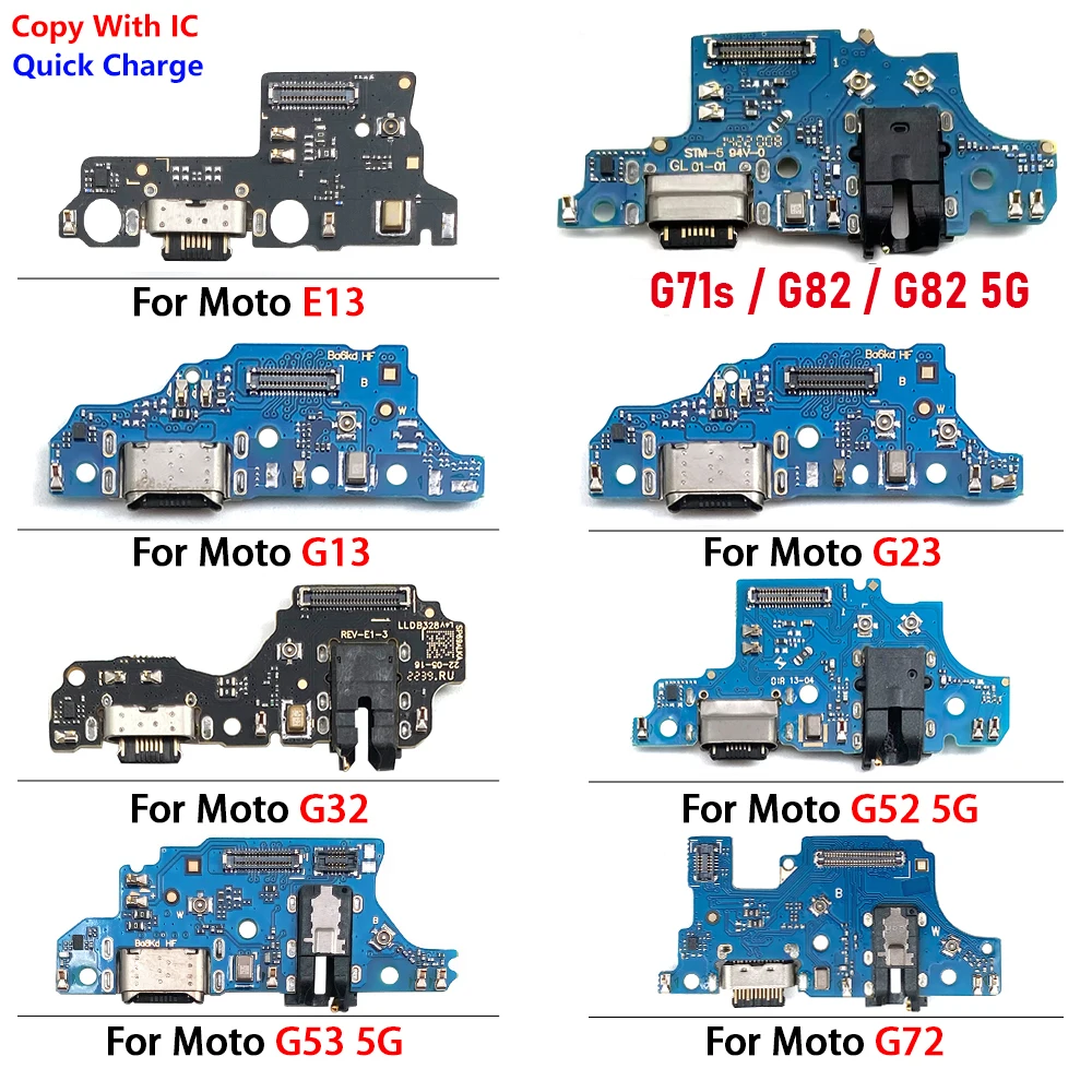 NOWOŚĆ Port ładowania USB Gniazdo Flex Złącze Część Do Moto G42 E32 E13 G200 G22 G13 G23 G32 G52 G53 G72 G73 G71S G82 5G G71