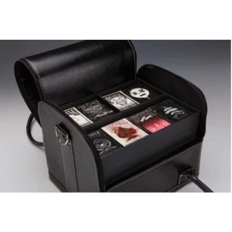 

Кожаная сумка-трансформер Close-Up – Профессиональный кейс для фокусника для сценического и уличного магии, реквизита для иллюзий, аксессуаров для ментализма