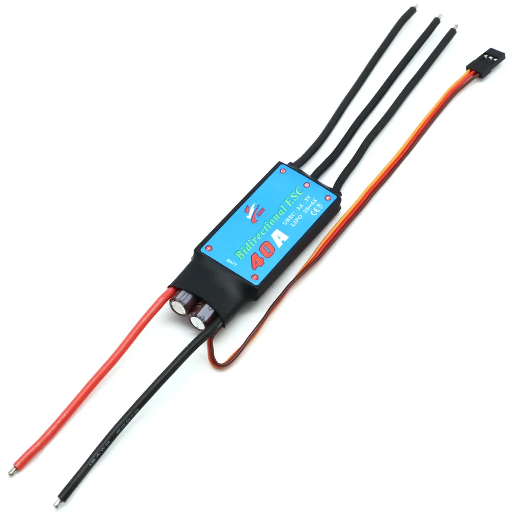 ZMR Bidireccional 12A/20A/30A/40A/50A/60A/80A ESC bidireccional sin escobillas para hélice subacuática neumática de coche de Control remoto