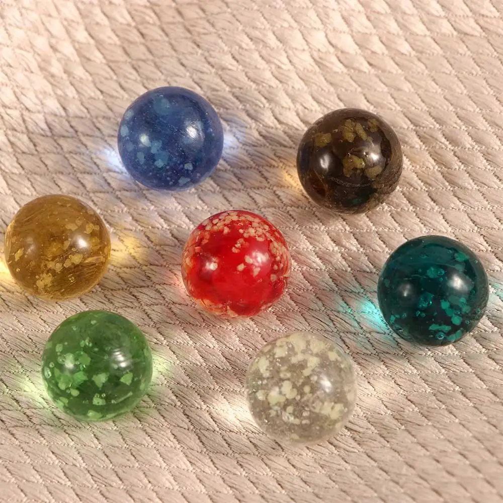 Machine à boules rebondissantes de 16mm, remplissage de décoration pour la maison, jeux de marbre, perles, petits billes, billes de verre, boule de verre lumineuse, Machine à flipper