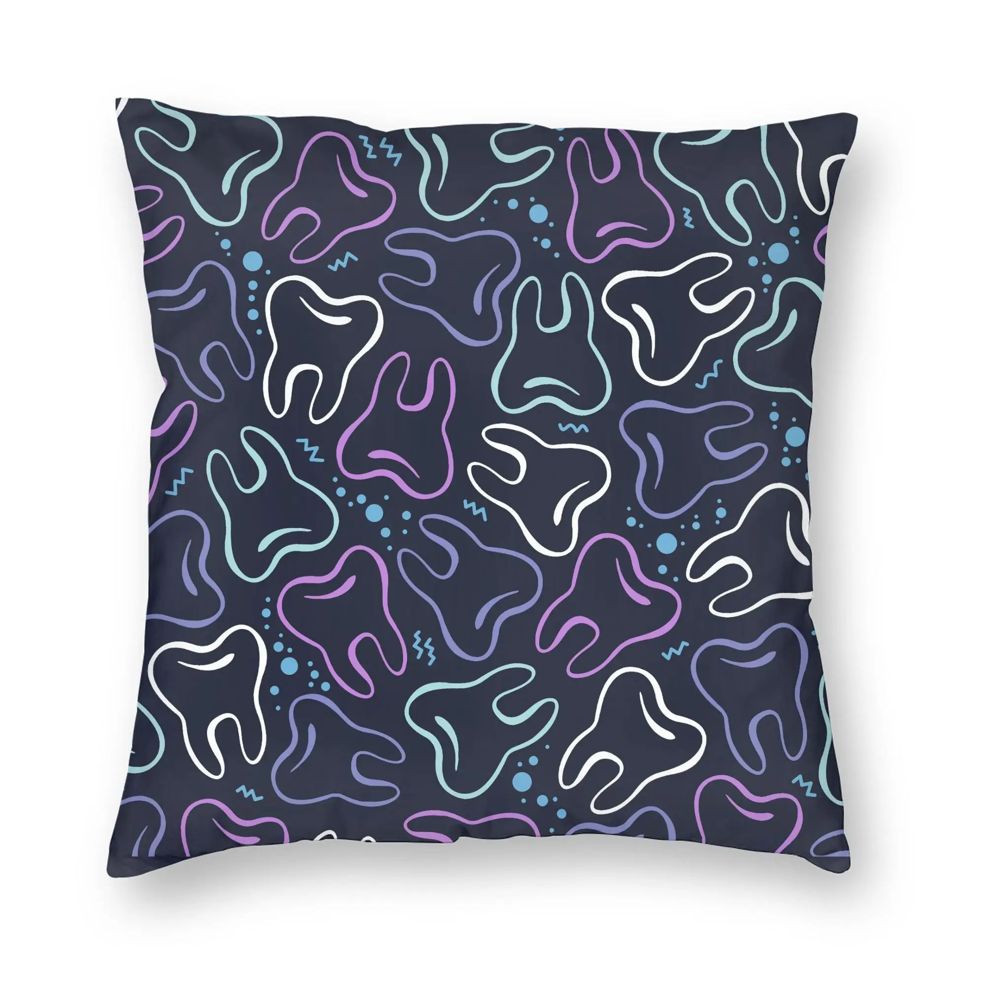 Dental Tooth Pillow Covers Sofa  Modern Cushion Cover Car Pillowcase