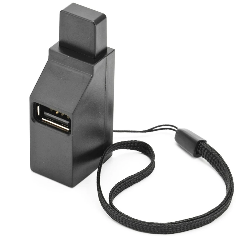 المحمولة متعددة واجهة محور الخائن USB3.0 عالية السرعة محور أسود