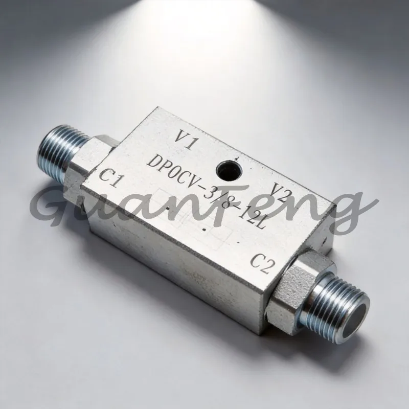 Small Two-Way Hydraulic Lock Valve, Cylinder Check Stop Valve for Outrigger Leg Hydraulic Jack