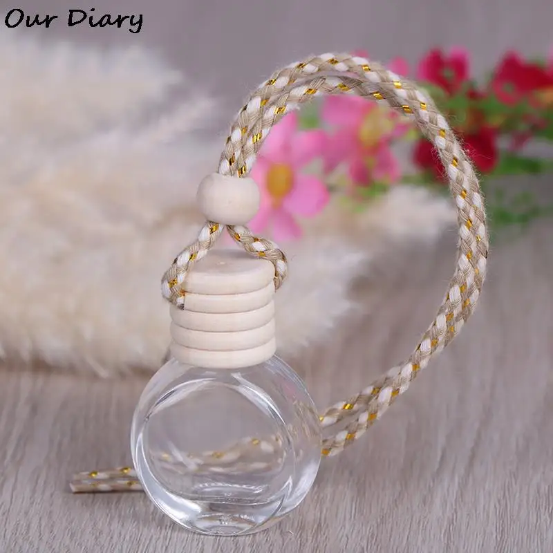 Perfume Bottle for Essential Oils Car-styling Perfume Fragrance Accessories Air Freshener Auto Pendant Ornament