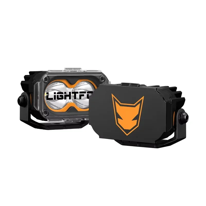 

LIGHTFOX 3-inch 4x4 off-road LED light set LED fog light with adjustable mounting bracket, suitable for crash bars, roof
