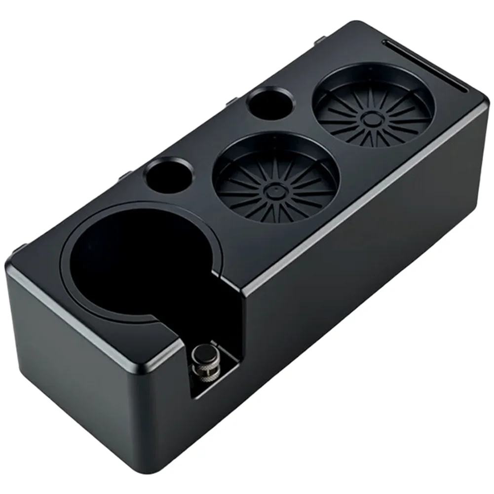 Multifunctional ABS Stand for Coffee Tools Combining Tamping Dosing and Knock Out in a Single Space Saving Unit
