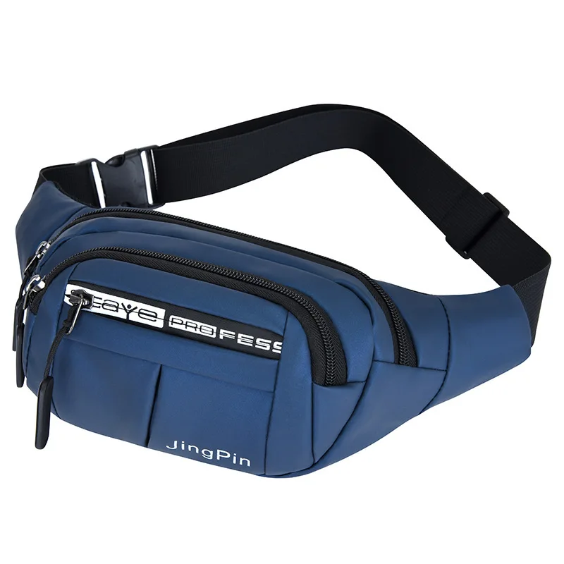 Outdoor Waist Bag Waterproof Waist Bum Bag Running Jogging Belt Pouch Zip Fanny Pack Mobile Phone Bag Oxford Cloth Chest Bag