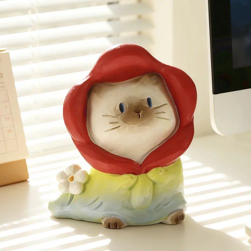 Cat Pai Full Of Vitality Series Blind Box Trendy Toys In-Vehicle Decoration Exquisite Resin Model Mystery Box Surprise Fun Gifts - view 3
