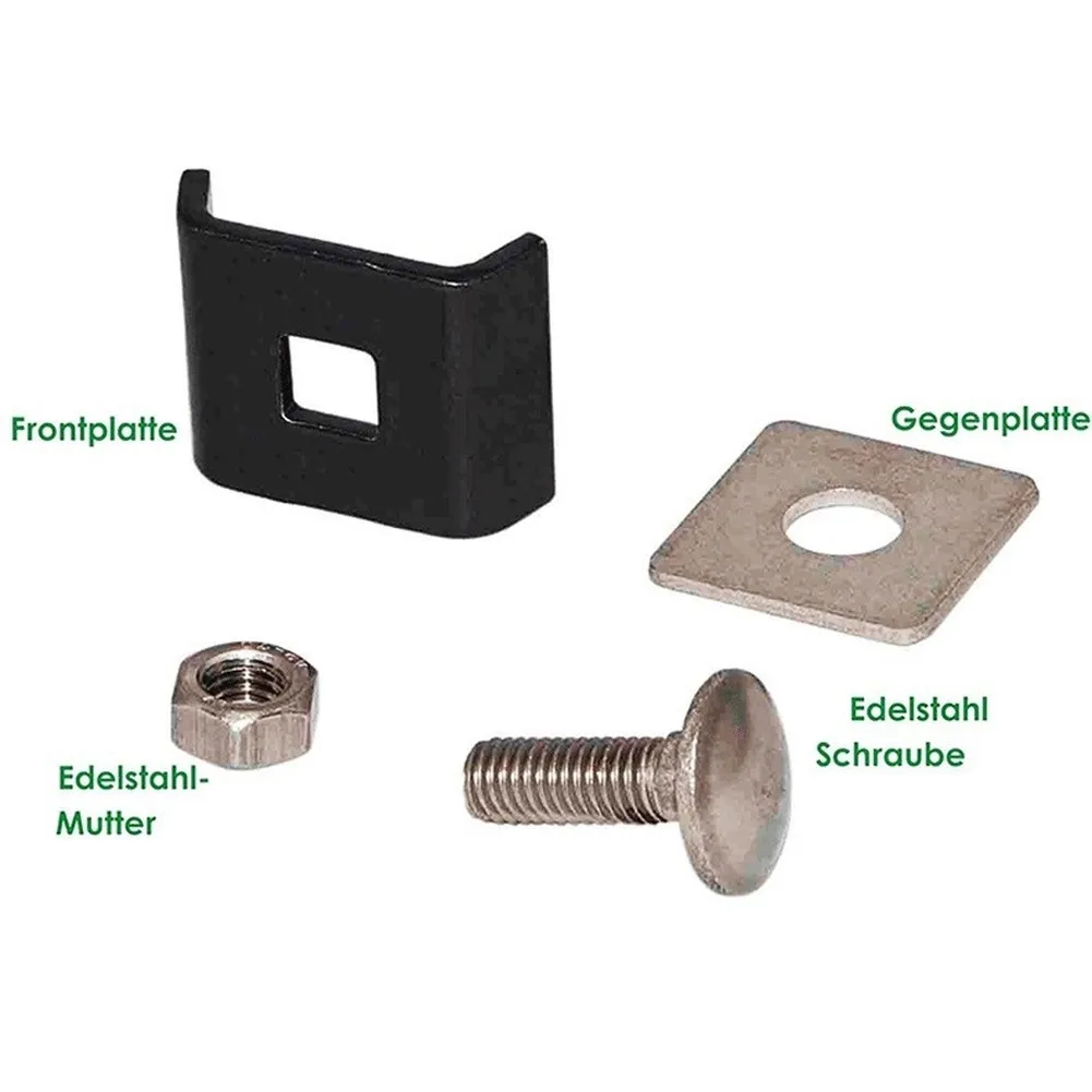Steel Grid Wall Clips 10 pcs Black for Wire Grid Panels 3mm to 6mm Thickness Secure Display Connectors Steel Grid