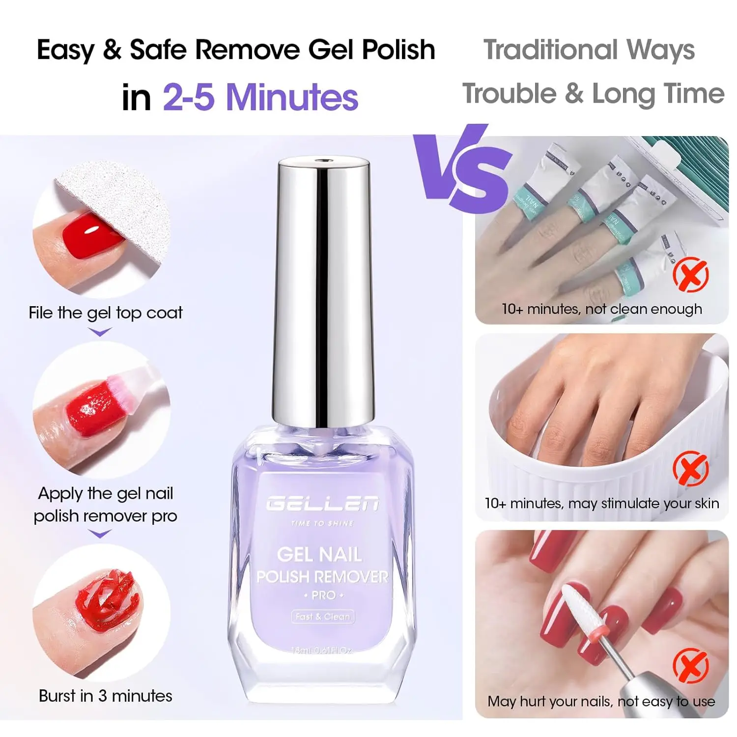 GELLEN Annie Nail Polish Top Coat for Gel Enamel Kit Pasta Shine Nails-pro With Peelable Remover Liquid Fast Latex Stuff Soaking