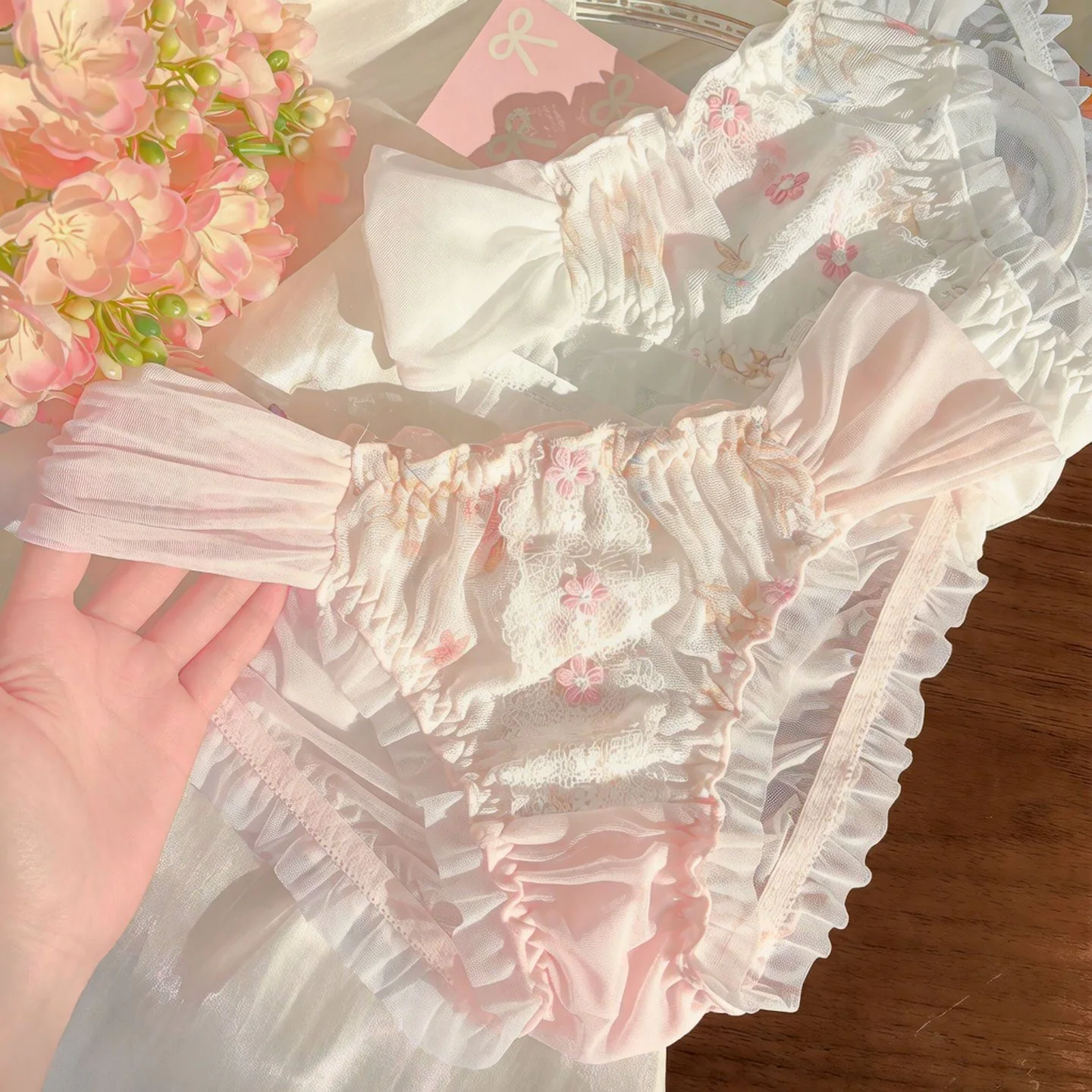 【1pcs】women's lingerie Lolita cosplay y2k accessories lace women's panties underwear micro naughty panties jewelry panties