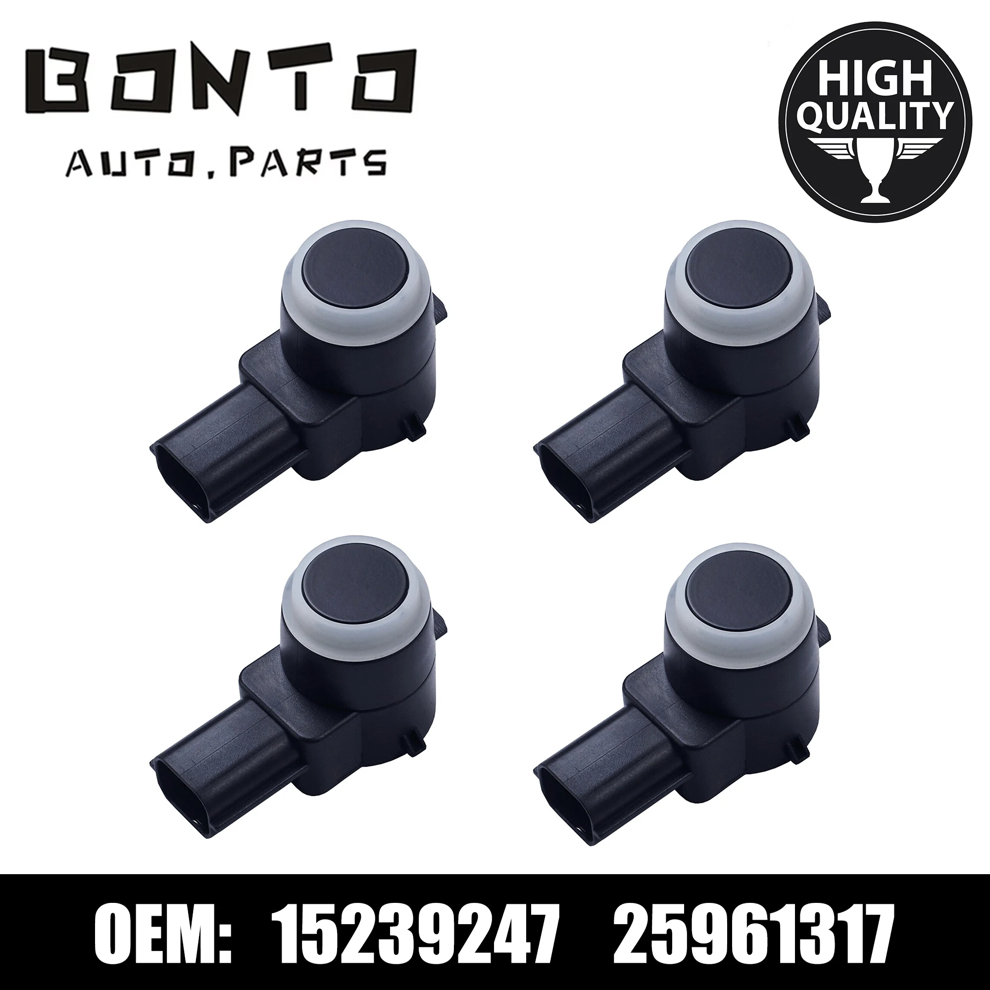 

BONTO 4x датчик парковки, бампер Baqkup для Buick Enclave для Chevrolet Silverado GMC, замена 25961317 25961321 13242365 2199558