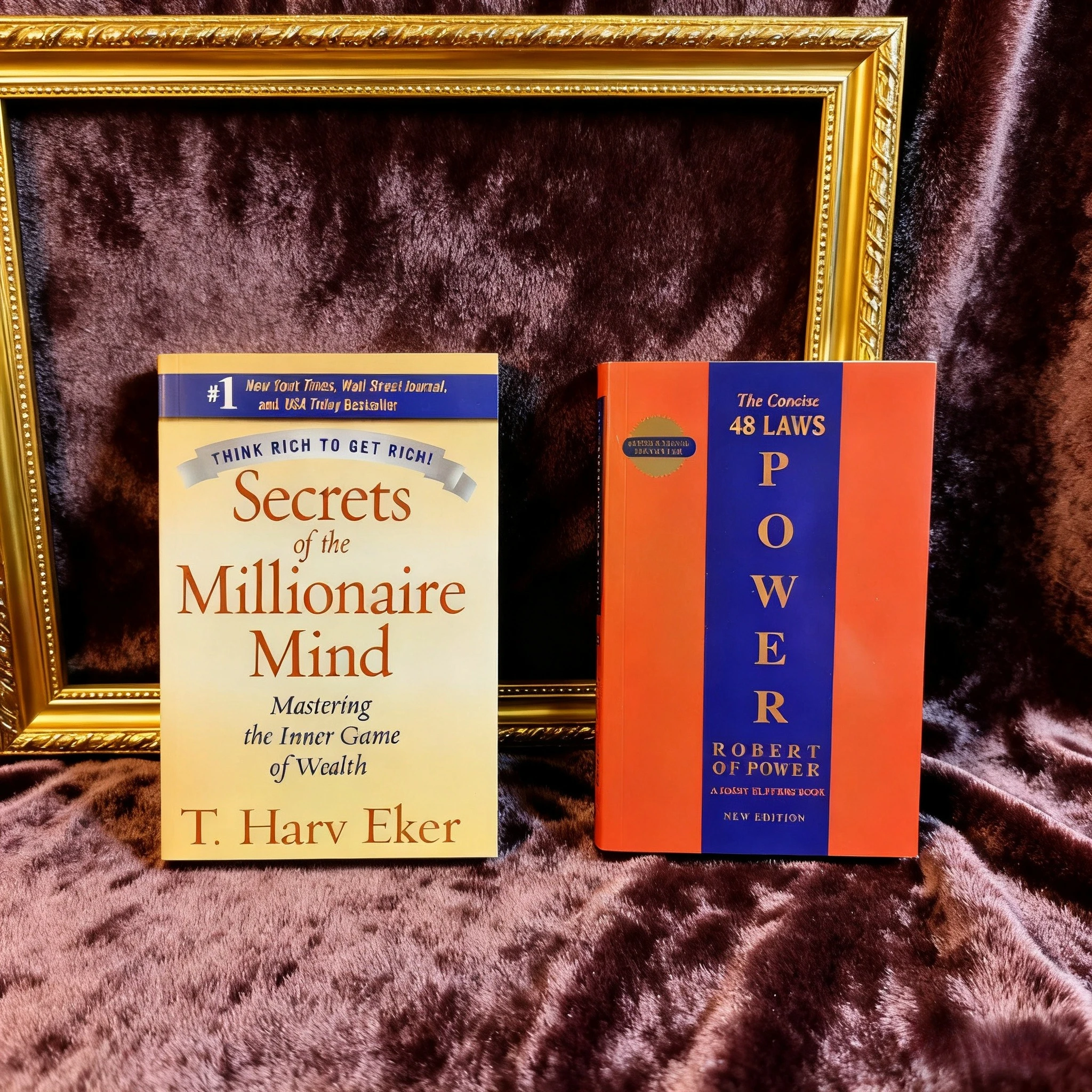 

《Лакоричный 48 Laws Of Power》+ 《Текты миллионера Mind》ядерный закон мощности игра Поверните blueprint Накоминание богатства