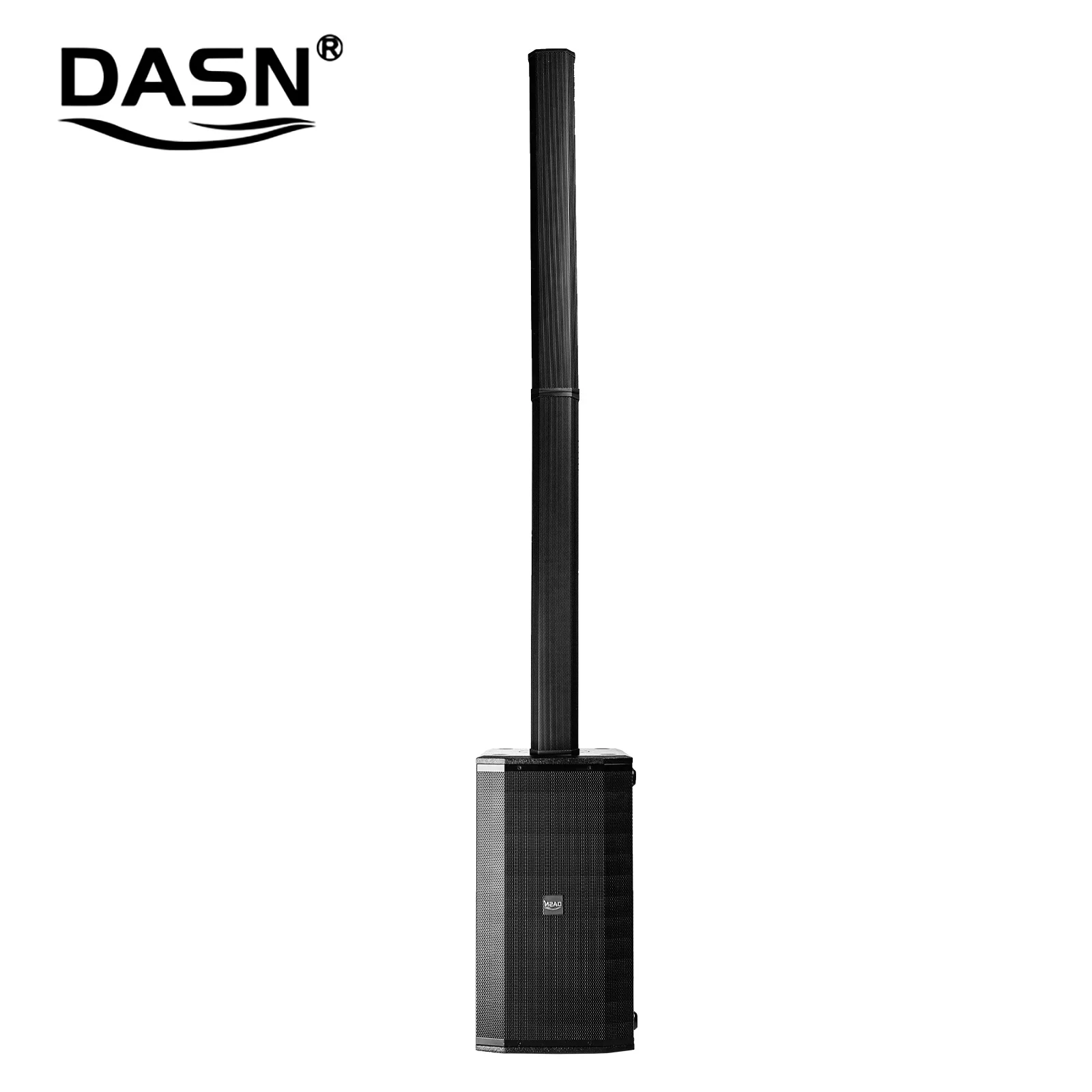 DASN B22G 4000W PEAK Class D Array Active Professional Column Speaker Double 10 Inch Subwoofer PA System Outdoor Loudspeaker