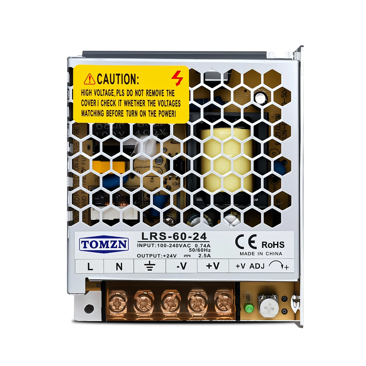 TOMZN 60 واط AC-DC SMPS إخراج واحد تحويل التيار الكهربائي المدخلات 110 فولت 220 فولت الناتج 5 فولت 12 فولت 15 فولت 24 فولت 36 فولت 48 فولت قابل للتعديل ل LED