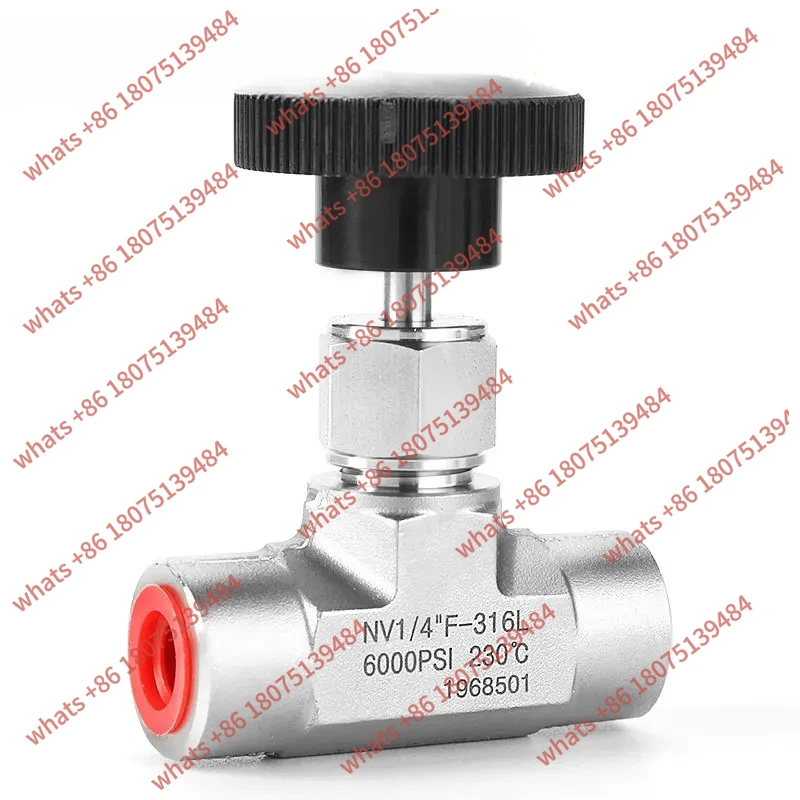 

AW 316L stainless steel high-pressure needle valve, 2-point internal thread needle valve, needle flow regulating valve