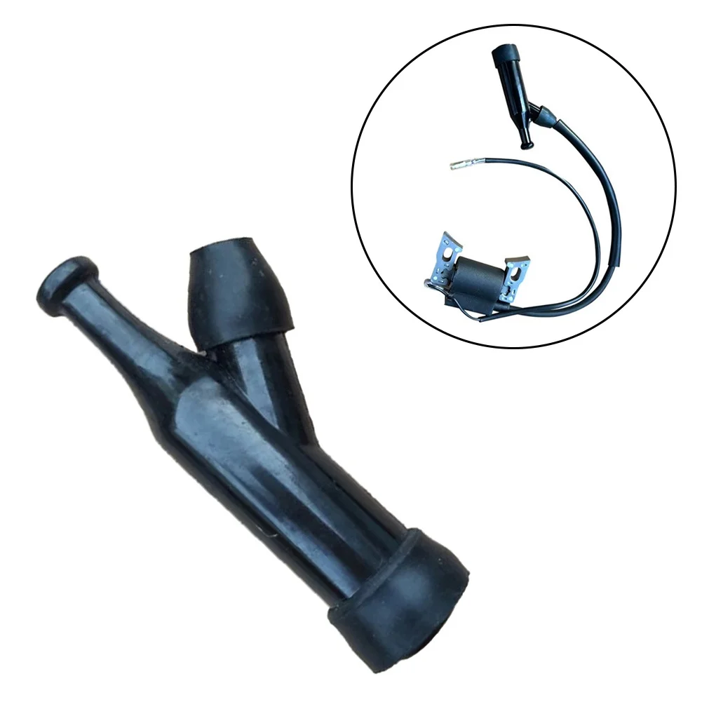 Ignition Boot Spark Boot Cap Black Spark Boot Cap For Engines Engine Part High Voltage Protection Prevents Engine Misfires