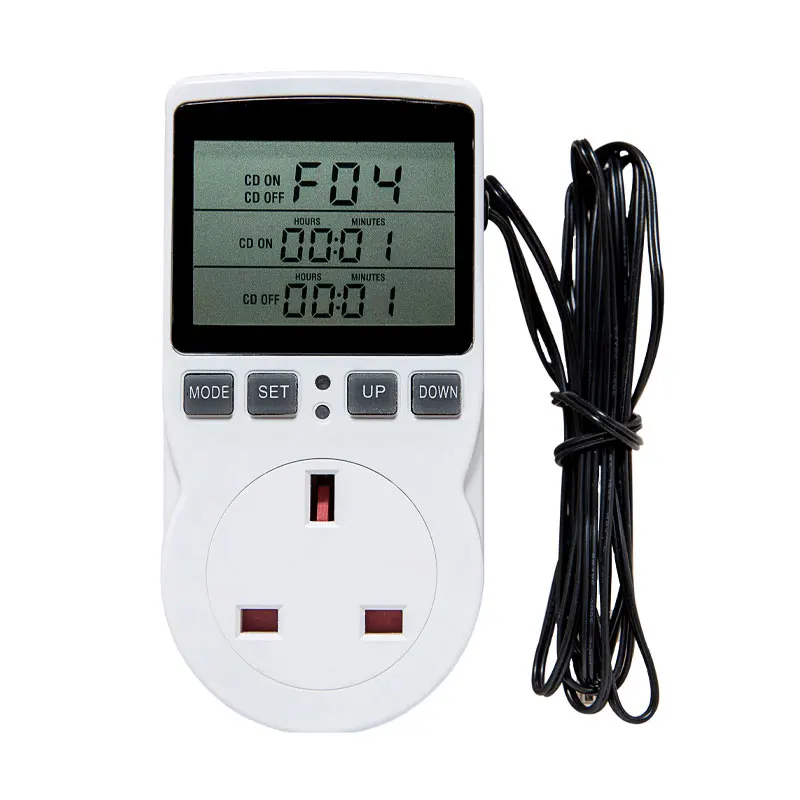 Cable 3-meter Long Digital Timer Constant Temperature Control Socket With Temperature Probe Sensor For Temperature Control