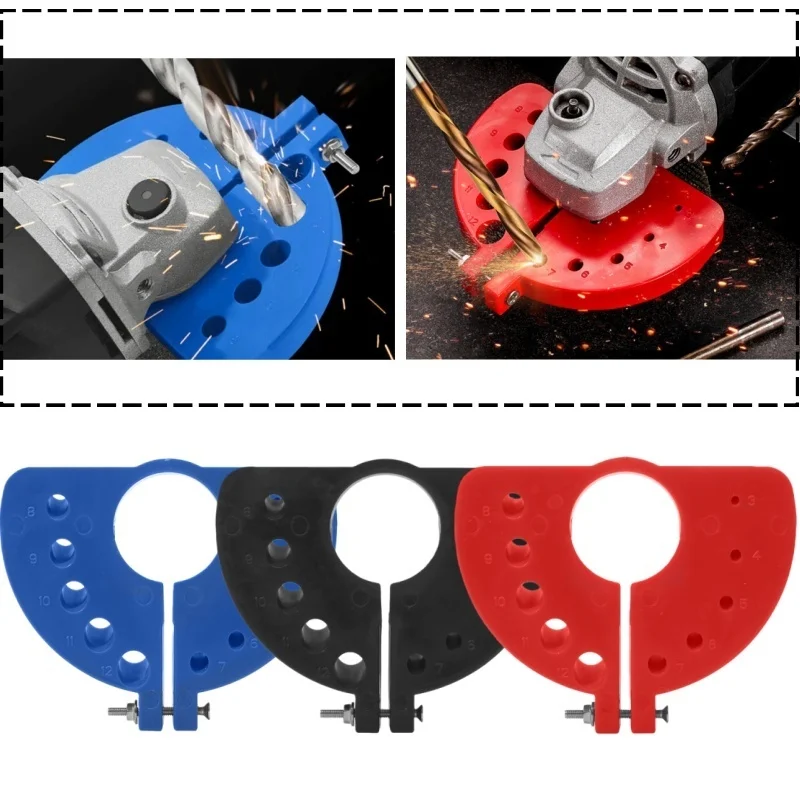 

Easy Sharpening! 3-12mm Precision Drill Bit Sharpener for Angle Grinder, ABS Portable Multifunctional Electric Grinding Tool