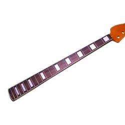 20 Frets Reverse Headstock Maple 4 Strings Electric Bass Guitar Neck With Rosewood Fingerboard Glossy Paint Guitar Parts