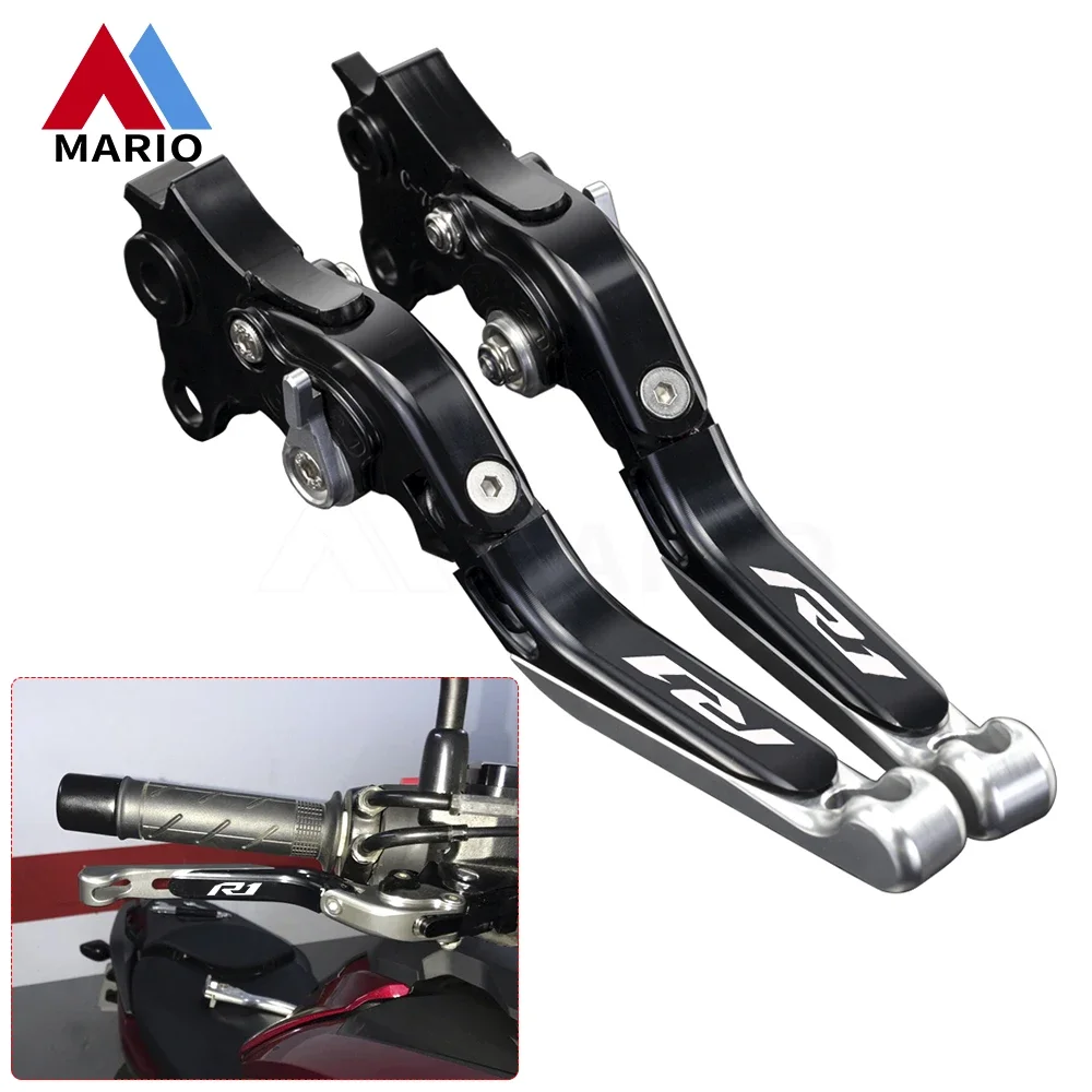 

For YAMAHA YZFR1 YZFR1S YZF R1 S 2015 2016 2017 2018 2019 2020 Motorcycle Accessories Adjustable Brakes Clutch Levers Handle Bar