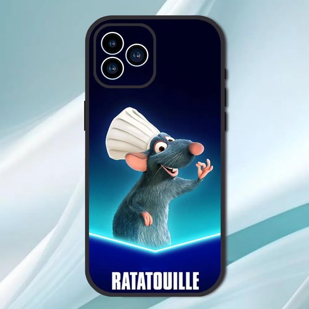 MINISO Disney R-Ratatouille Phone Case For iPhone 13 12 11 14 15 Pro XS Max XR X 8 7 6S 6 Plus SE 2020 Soft Back case