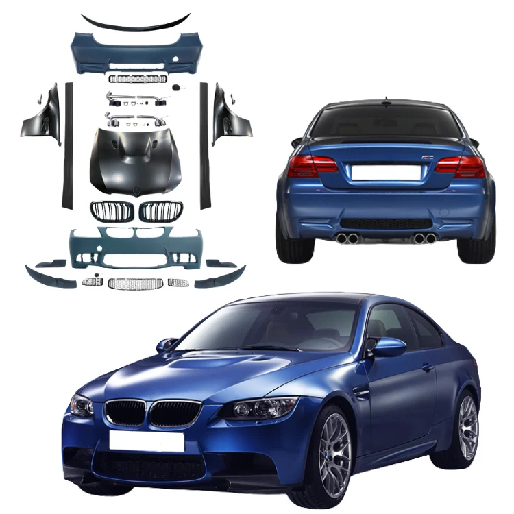 

Комплект обвеса для BMW E90 2009-2012: Обновление до стиля G80 M3 – передний и задний бамперы, решетка радиатора, боковые пороги, заднее антикрыло, капот двигателя