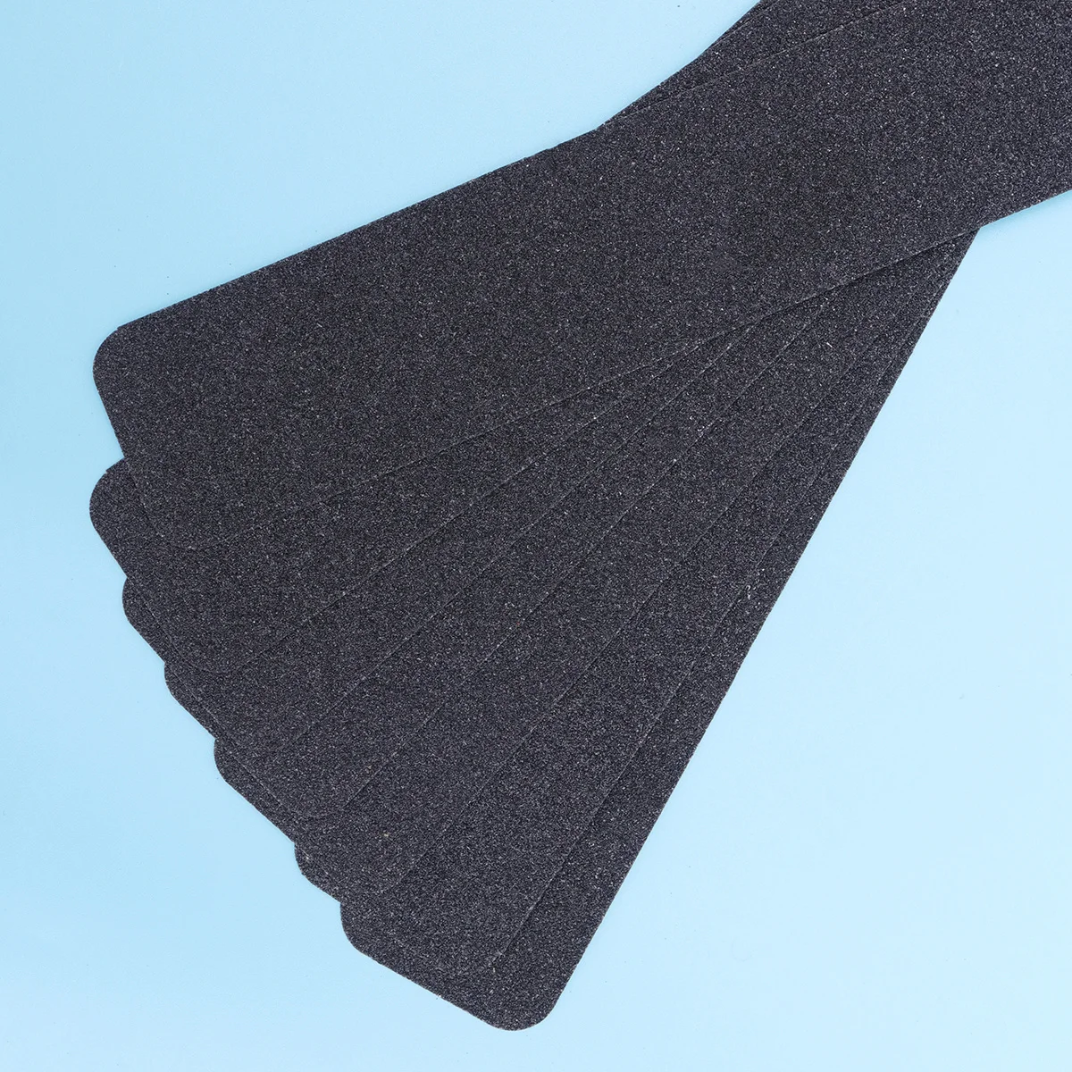 15 قطعة شريط أسود متجمد مضاد للانزلاق لدرج الحديقة والأرضيات الخرسانية كرسي متحرك منحدرات قبضة لاصقة قوية مقاومة للماء #1