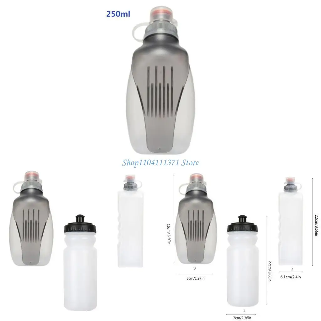 Plastic Running Water Bottle Portable Fuels Belts Replacement Bottle Easily Squeeze Handheld Sports Water Bottle