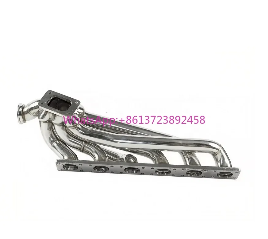 

TUR-BO HEADER Fits B-MW 92- 98 E36 T3 Exhaust Manifold TOP MOUNT Manifold Header M50 M52 S50 S52