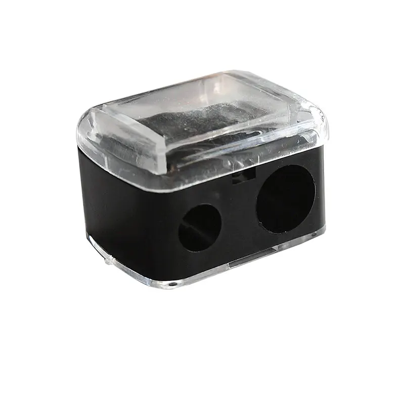 1Pcs Precision Cosmetic Pencil Sharpener for Eyebrow Lip Liner Eyeliner 2 Holes