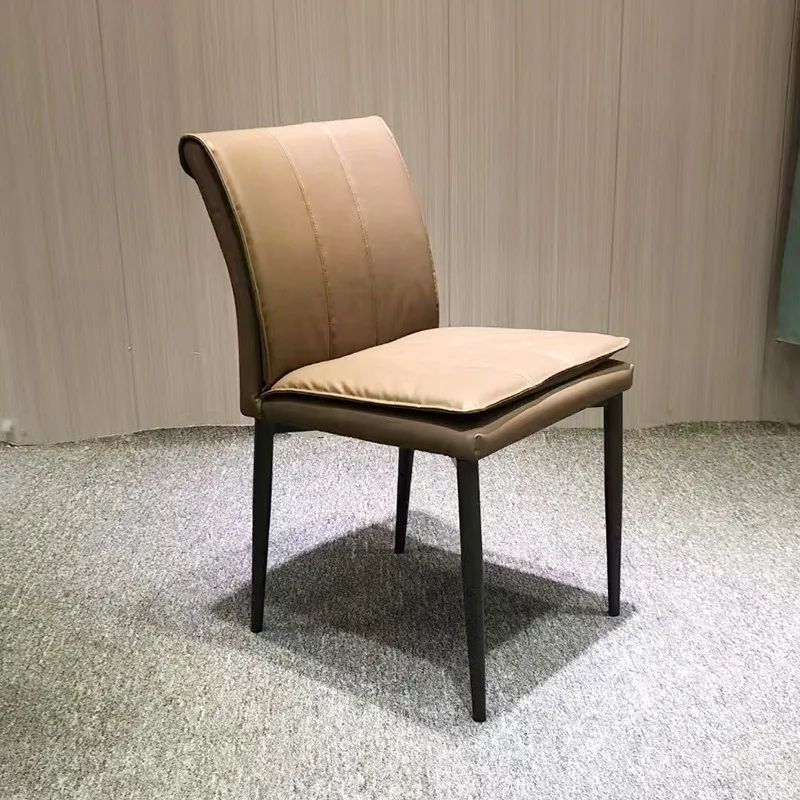 Home Moderner, schlichter Stuhl mit Rückenlehne